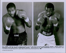 LG867 Original Photo RIDDICK BOWE KEVIN KELLEY Boxing Championship Fighters