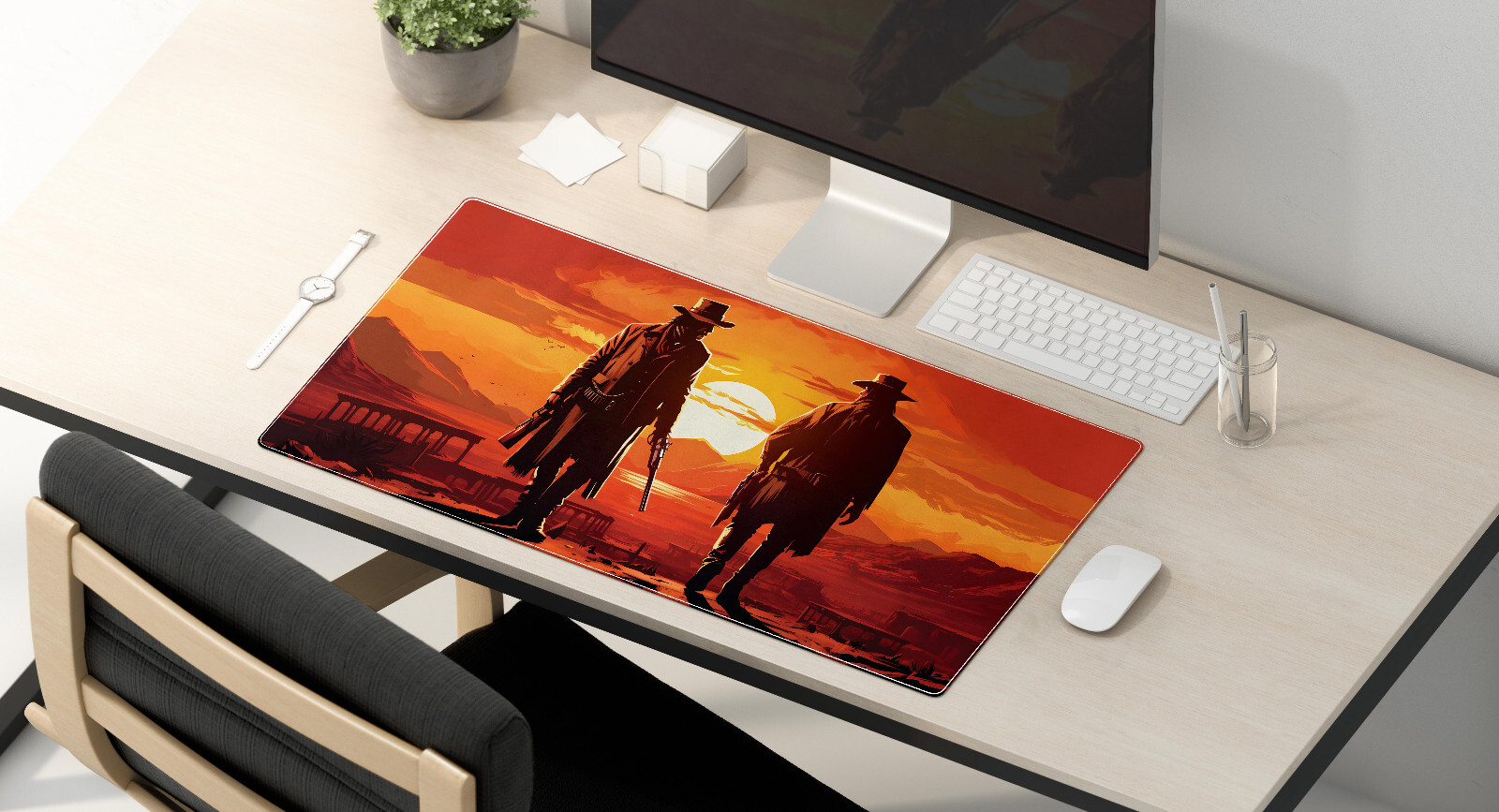 Large Gaming Mouse Pad Desk Mat - Extra Wide Mousepad for Gamers-image