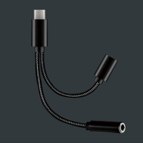 USB Type C to 3.5mm Dual Adapter Headphone & Charger 2 in 1 Adapter - Zdjęcie 8 z 16