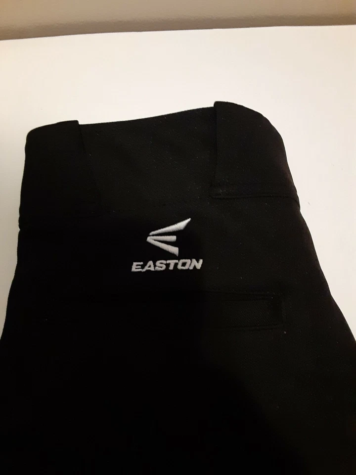 Pantalones de béisbol y softbol Easton pantalones de uso activo jóvenes niños talla YM negros... Foto 2 de 4