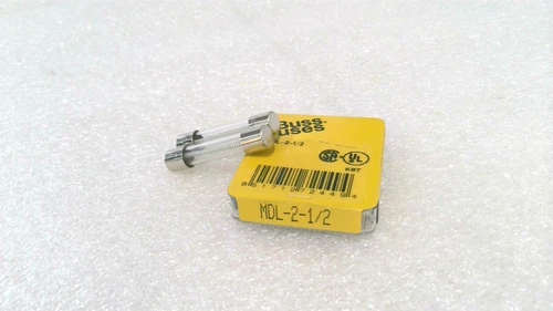 BUSSMANN MDL-2-1/2 SMALL DIMENSION GLASS FUSE TIME DELAY 250 V (LOT OF 7)