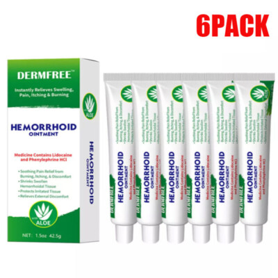 1~6PACK Hemorrhoid Cream, Hemorrhoid Treatment, Hemorrhoid & Fissure Ointment