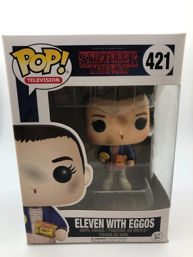 Funko Pop Stranger Things Eleven with Eggos No 421 Vinyl Figure