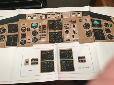 Boeing 757 & 767 Instrument Panel Posters. 3 posters | eBay