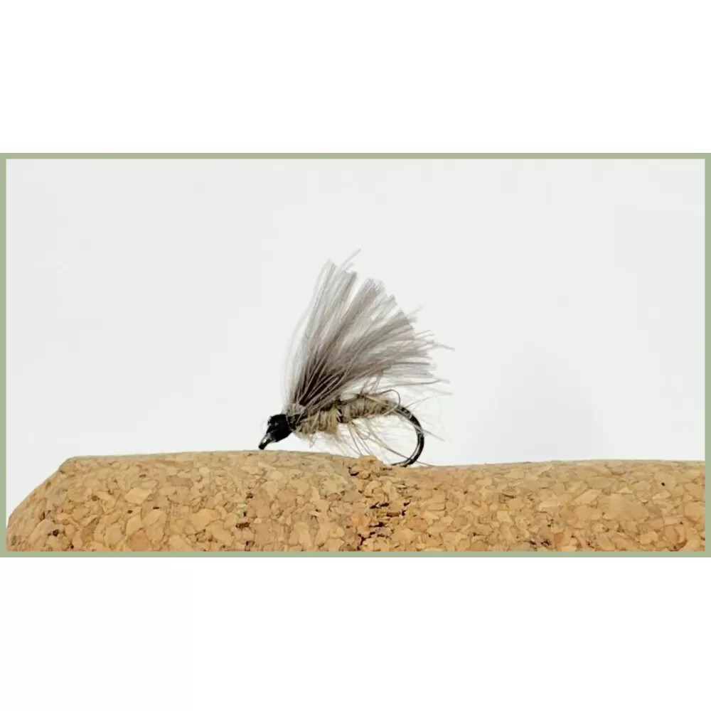 3 Mosche Secche Barbless CDC & Lepre Orecchio - Taglie Miste - Troutflies UK - Foto 5