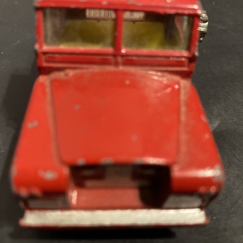 VTG Corgi Toys Whizzwheels red Landrover 109 WB breakdown tow truck Diecast - Picture 7 of 13