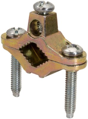 Southwire 620BP, 1/2 to 1'' IPS, 10 to 2 AWG, Die-Cast, Wire Ground Clamp, 1 pc