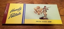 WWII Handy Postals US Army 16 Postcard Booklet Unused-New Old Stock