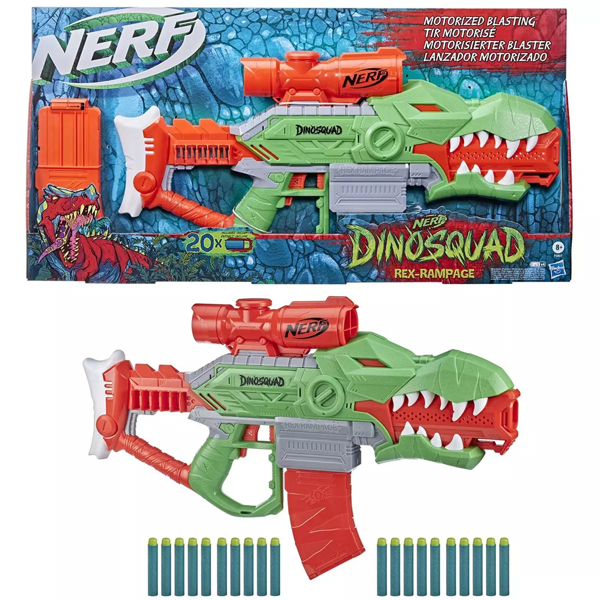 Toy Review: Nerf DinoSquad Rex-Rampage Motorized Dart Blaster