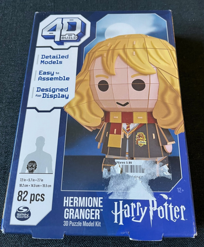 4D BUILD - Harry Potter Hermione Granger Model Kit Puzzle 82pc by Spinmaster NEW