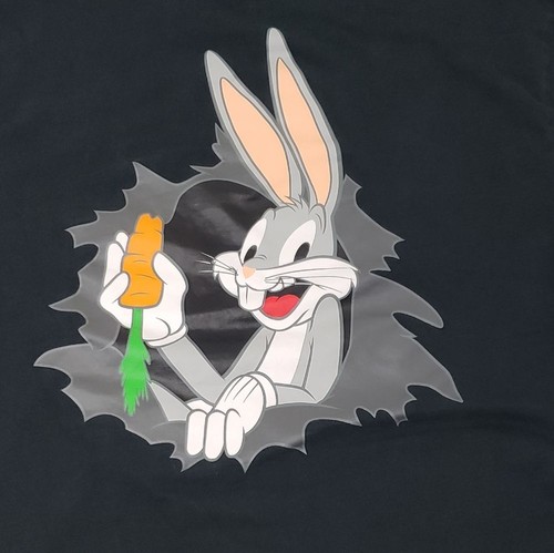 Converse Bugs Bunny crewneck t-shirt Men's Black Medium - Picture 7 of 8