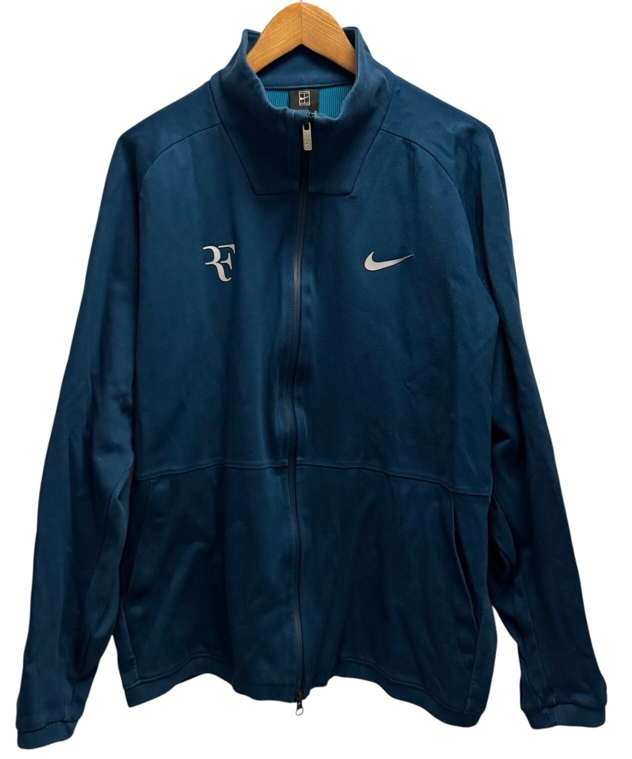 SACAI X NIKE Giacca Nike RF Roger Federer Uomo Taglia XL 2018 Australian Open Tennis Blu Track