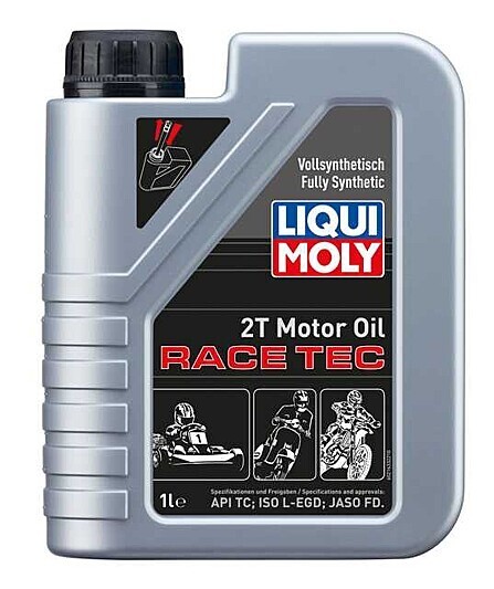 Liqui Moly Motorbike 2T Motoroil Race Tec Fully Synthetic Engine Oil 1L 21633