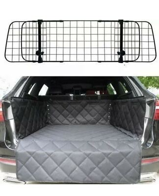 Car Mesh Dog Guard Quilted Boot Liner Mat Bumper Protector