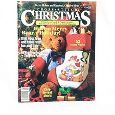 Cross Stitch Christmas Better Homes and Gardens Creative Ideas 1991 Holiday