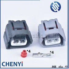 2Pin Ignition Coil Connector Plug Harness for Toyota Kia 90980-10901 90980-10899