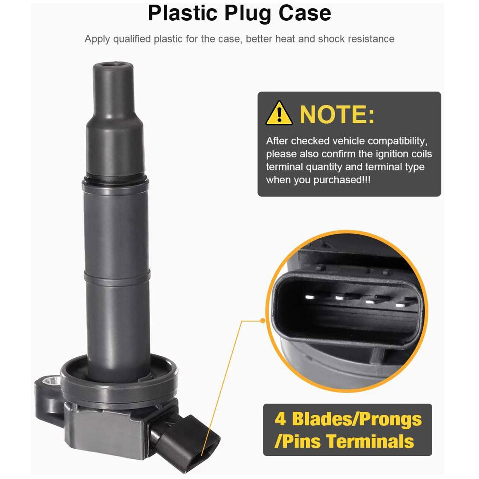 4Pack UF333 Ignition Coils and Spark Plugs for Toyota Camry Rav4 Highlander eBay