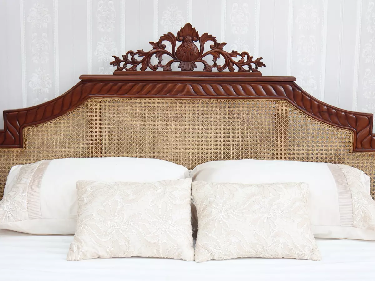 Rattan on sale headboard ebay