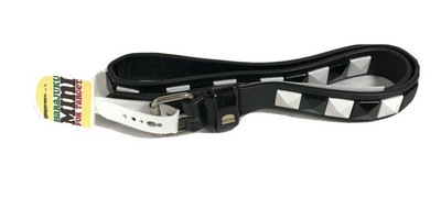 Harajuku Mini Belt Kids Boys Checkered Black White 80's Punk M L Skater Hipster