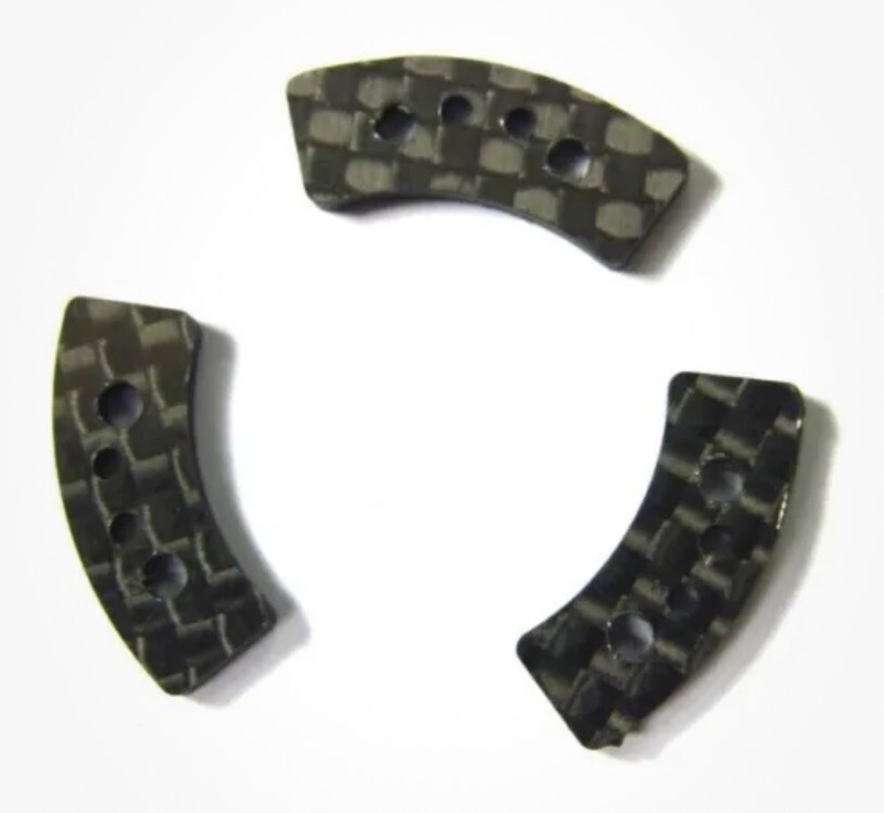 Hot Racing Carbon Fiber Long Slipper Clutch Pads - Use for Traxxas 5352 or 5552