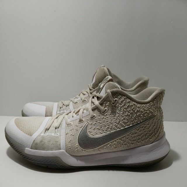 kyrie 3 white chrome size 12