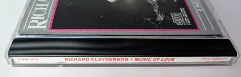 Richard Clayderman – Music Of Love (20 Piano Favourites) (1990) - Canada CD VG+ - Image 2 of 4