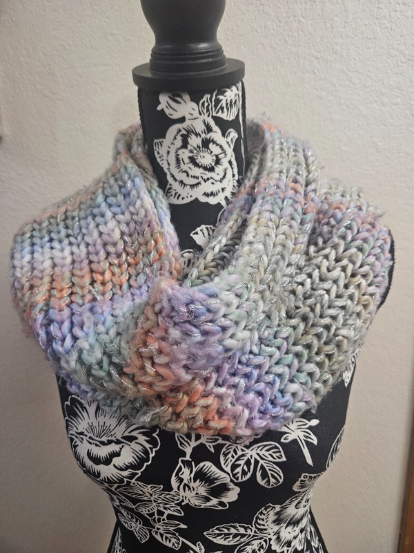 ONE SIZE STEVE MADDEN Multi-Colored Overhead Scarf