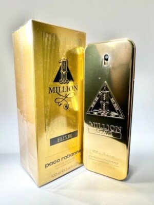 1 Million Elixir by Paco Rabanne Eau De Parfum 3.4 oz Spray Men