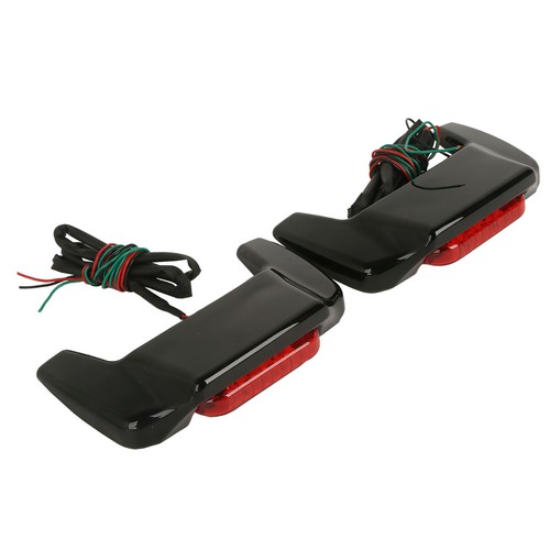 LED Light Kit Saddlebag Lid Spoiler For Harley Electra Glide Road King 1993-2013 - Picture 7 of 12