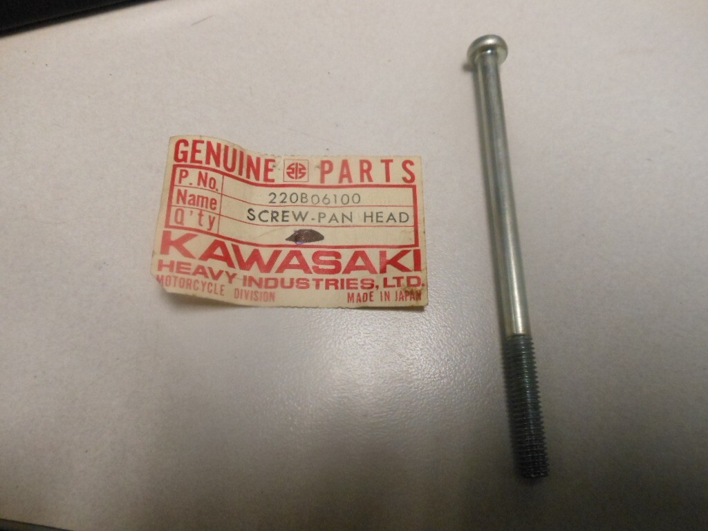 NOS Kawasaki 6X100 Pan Head Screw 69-75 H1 72-75 H2 73-75 S1 72-73