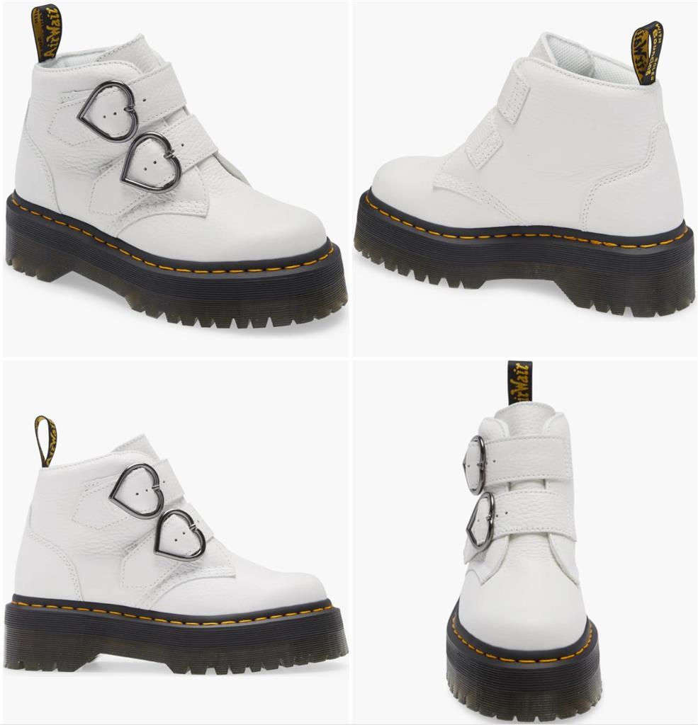 Heart Boots Dr Marten Airwair Boots Dr Martens Heart Buckle Boots
