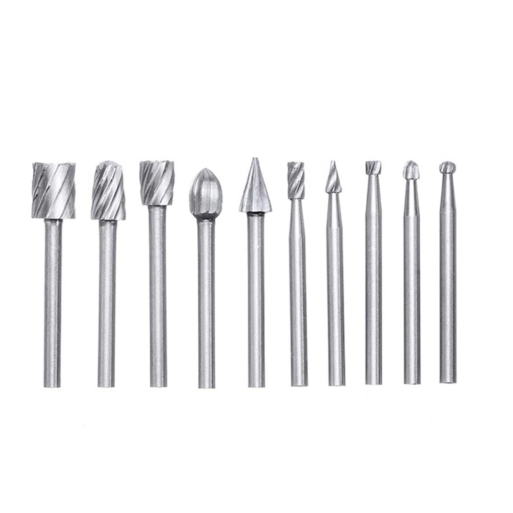 15pcs Wood Carving Drill Bit Set with HSS Engraving Bits Rotary Tool