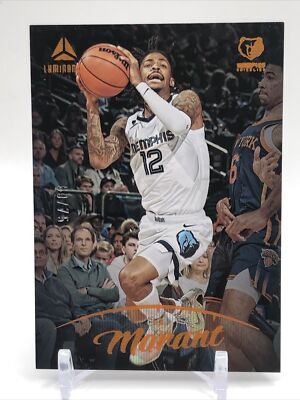 2022-2023 Panini Chronicles Luminance Ja Morant Orange #’d 69/75 Memphis