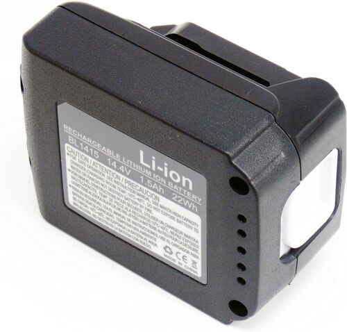14,4V 1,5Ah für Makita Akku BL1415N BL1430B BL1440B BL1450B 196875-4 194065-3 - Bild 11 von 17