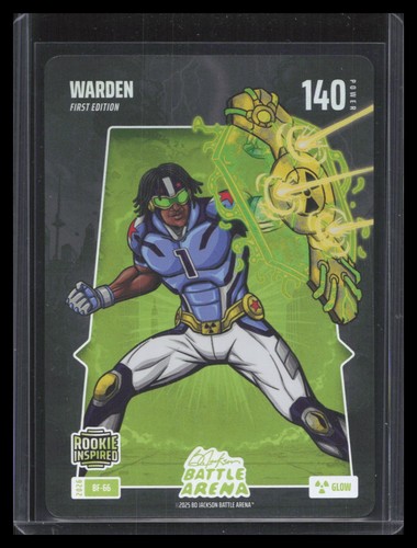 2026 Bo Jackson Battle Arena Cam Ward Warden Glow 1st Edition Rookie bf-6