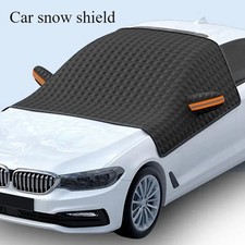 Magnetic Car Windshield Cover for Snow and Ice with Reflective Strips