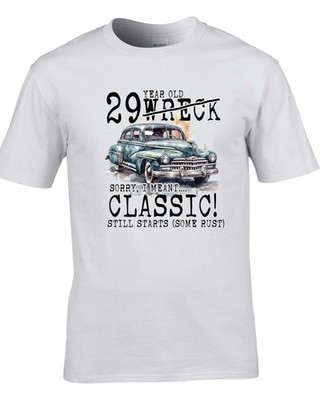 LUSTIGES GEBURTSTAGSSHIRT HERREN 29 JAHRE WRACK