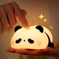 Nachtlicht Kinder Panda Dimmbar Mit Timer Touch-Steuerung Silikon Lampe
