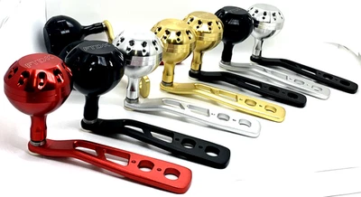 FTDK/FT CUSTOM Power FT Handle FTDK 47mm Knob For Penn Senator 114H 114HL 114HLW 115H 9/0 Reels