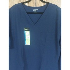 Scrubstar NWT Unisex Core Essentials V-Neck Scrub Top Size 3XL Indigo Workwear