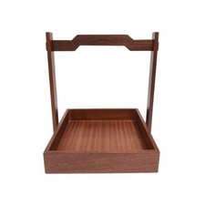 Wooden Hand-Carry Tray Open-Top Wood Board Flat Bottom