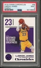 2018 Panini Chronicles LeBron James Purple Variation 43/49 Card #68 PSA 9 MINT