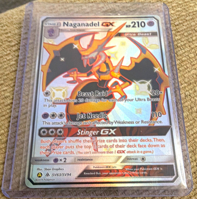 Naganadel GX #SV63 (Hidden Fates (2019))