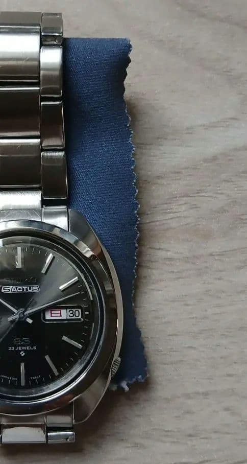 SEIKO 5 Actus SS 23 Jewels Big Case From Japan - Gem