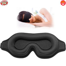 Sleep Eye Mask 3D for Side Sleeper Men Women, Zero Eye Pressure Relax Rest Mask
