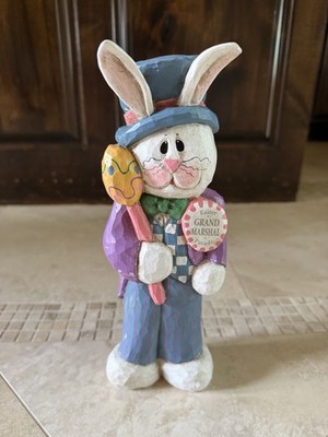 Easter Rabbit In Suit Decoration 10.75in Tall (N)