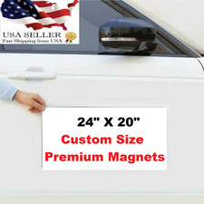 24" x 20" Blank Printabl Vehicle Magnets Magnetic Auto Truck Van Car Signs, 1 pc