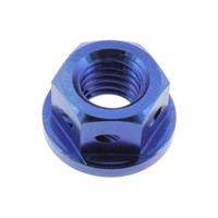 Mutter Kettenrad M8X1.25Mm Titan Racing Blau FüR Suzuki DR 350 SH 1992-1994