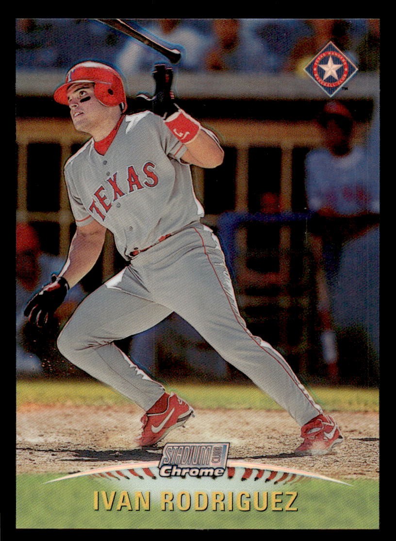 Ivan Rodriguez 1999 Stadium Club #SCC4 Chrome Refractors