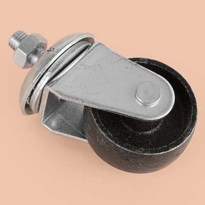 12mm Universal 3 Ton Horizontal Floor Jack Caster Replace Black Wheel zy